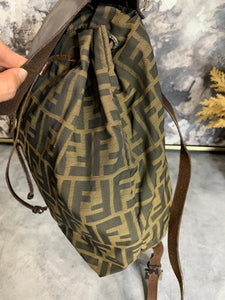Fendi x Versace Fendace Fendiness Backpack Printed Zucca Nylon Medium -  ShopStyle