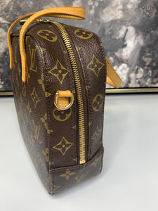 Louis Vuitton Spontini Monogram with Strap Camera Cube 7lva724 Brown Coated Canvas  Cross Body Bag, Louis Vuitton