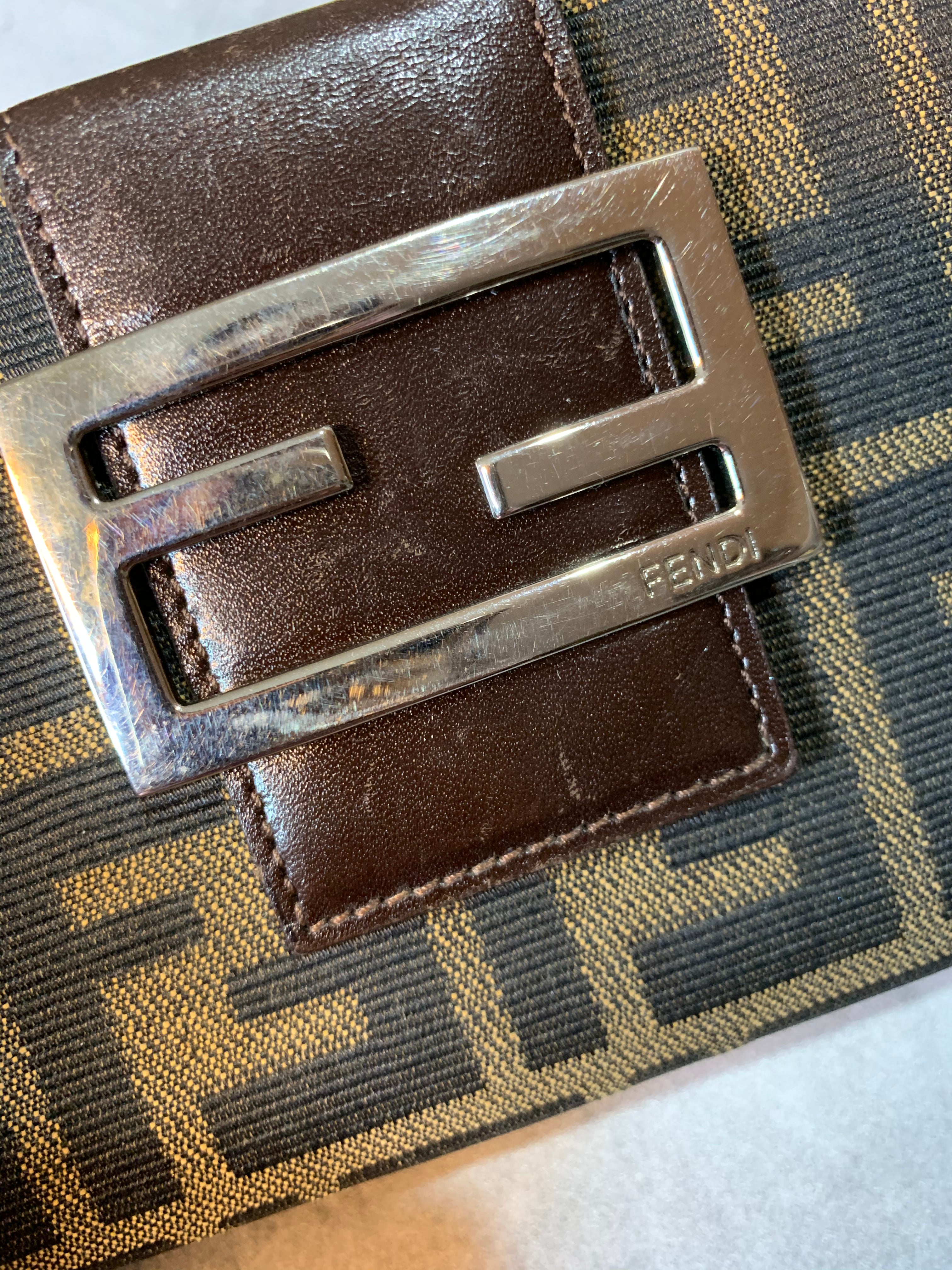 Fendi Zucca Compact Wallet