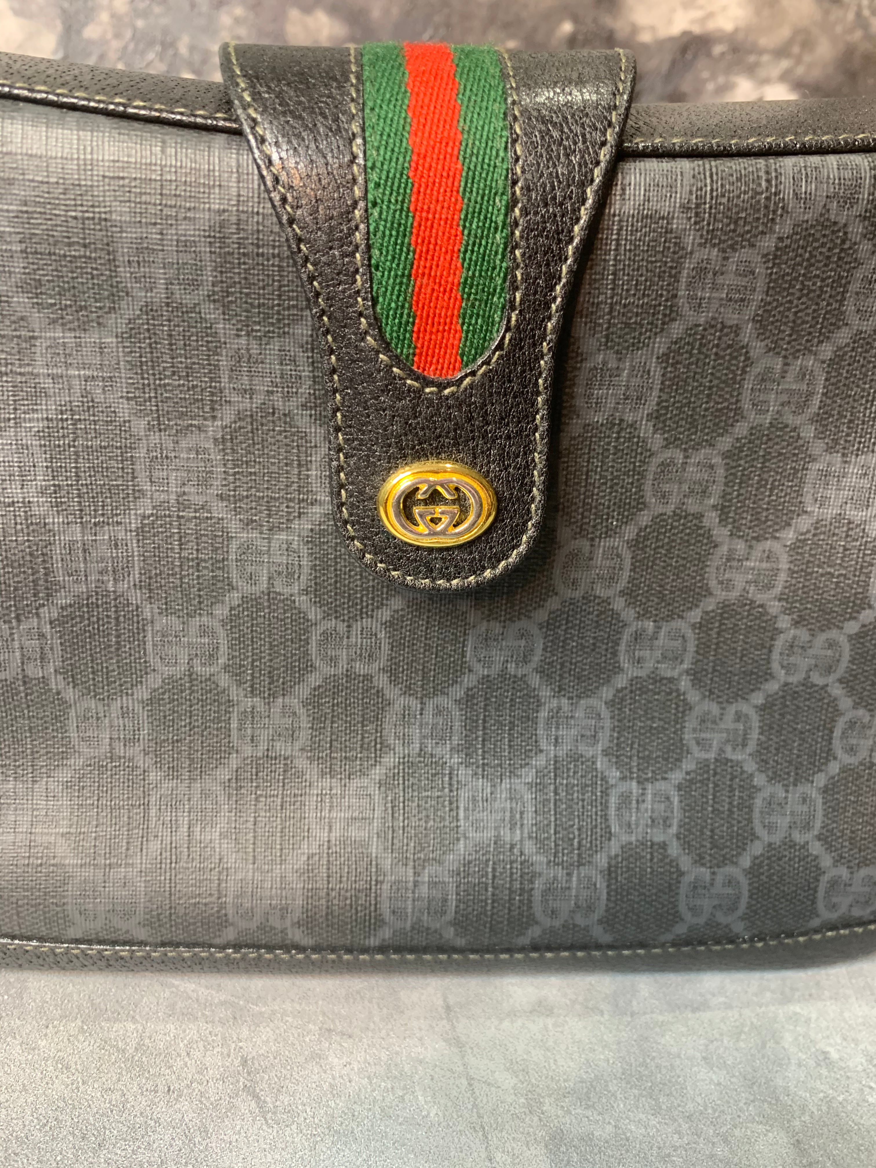 Gucci Black Sherry Web Crossbody