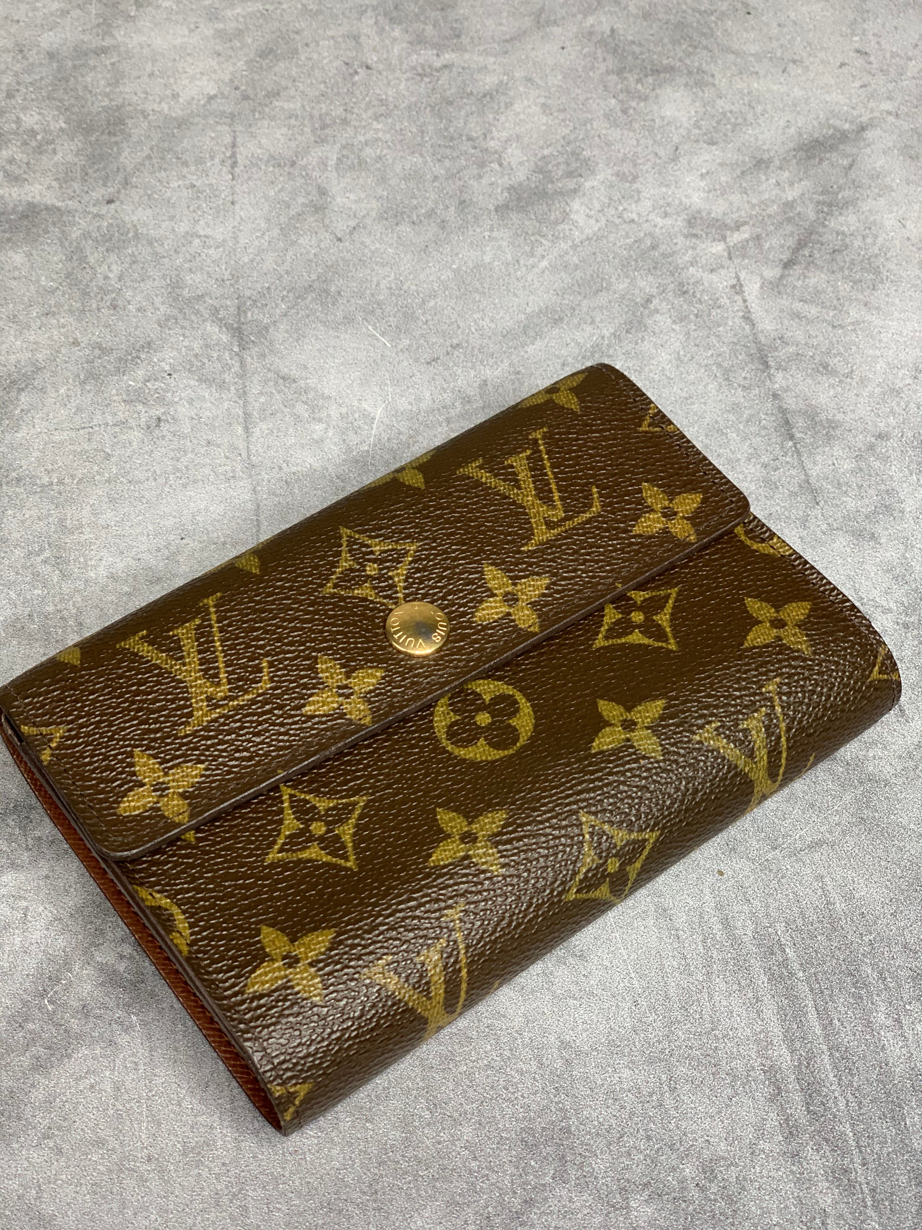 Louis Vuitton - Authenticated Alexandra Wallet - Cloth Blue for Women, Very Good Condition