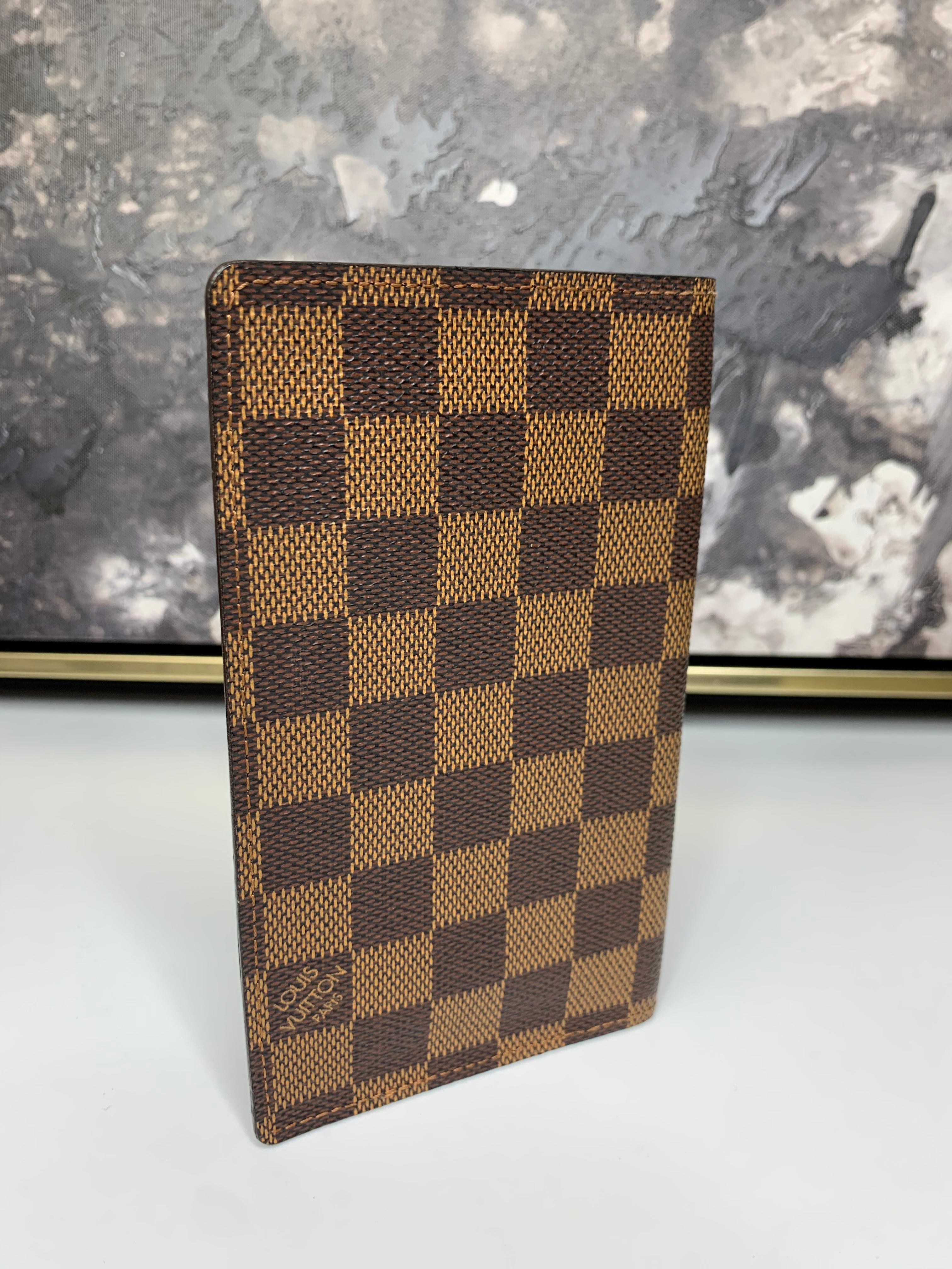 Louis Vuitton Wallet/ Checkbook coveer Damier Ebene