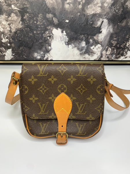 Louis Vuitton Vintage Monogram Canvas Cartouchiere PM Shoulder Bag