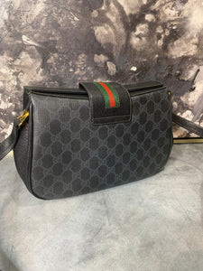 Gucci Black Sherry Web Crossbody