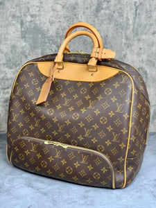 Brown Louis Vuitton Monogram Evasion Travel Bag