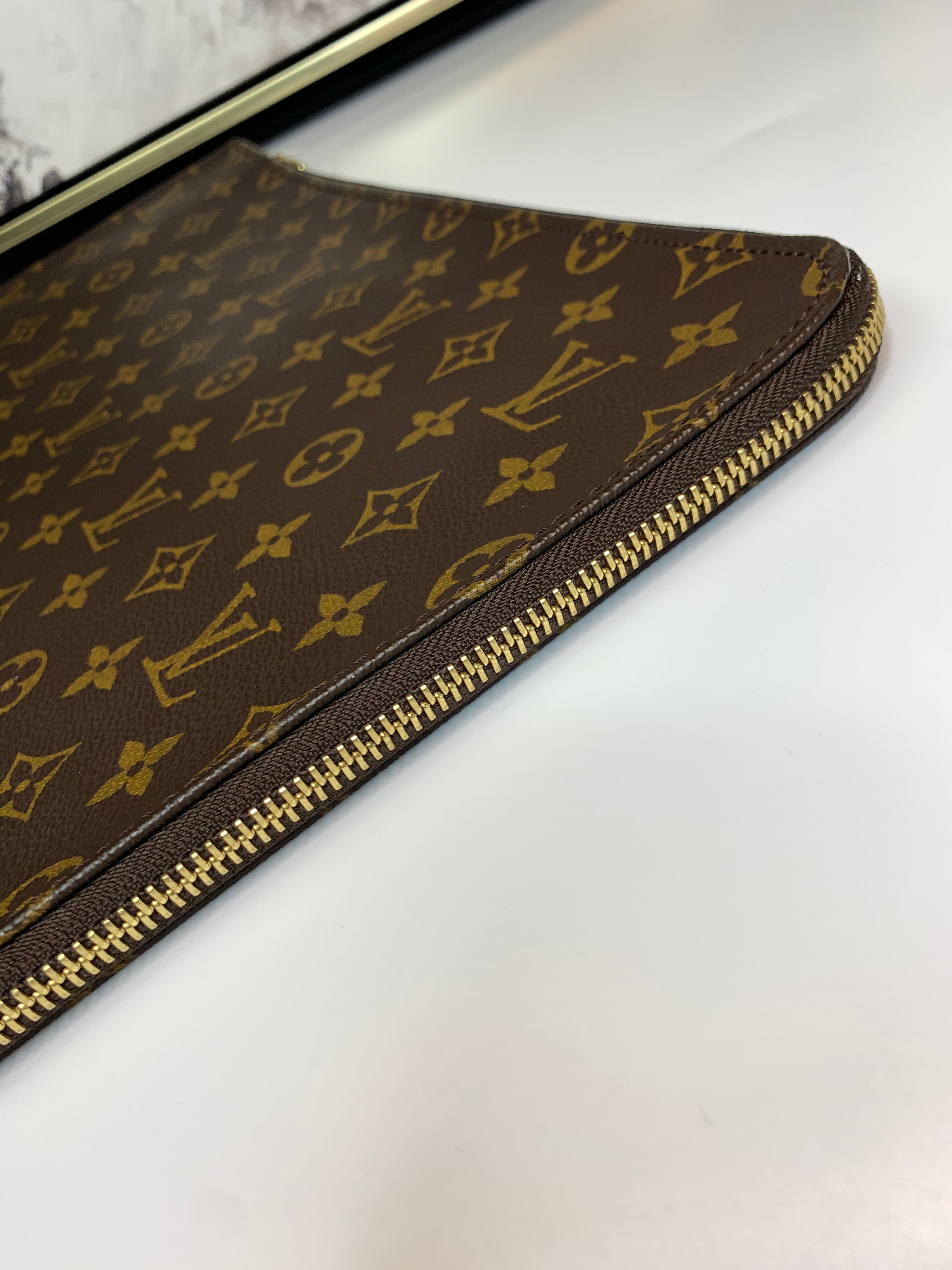 Louis Vuitton Monogram Poche Documents Portfolio Case 39 - Brown Laptop  Covers & Cases, Technology - LOU756583
