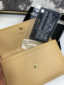 Chanel Beige Short Wallet