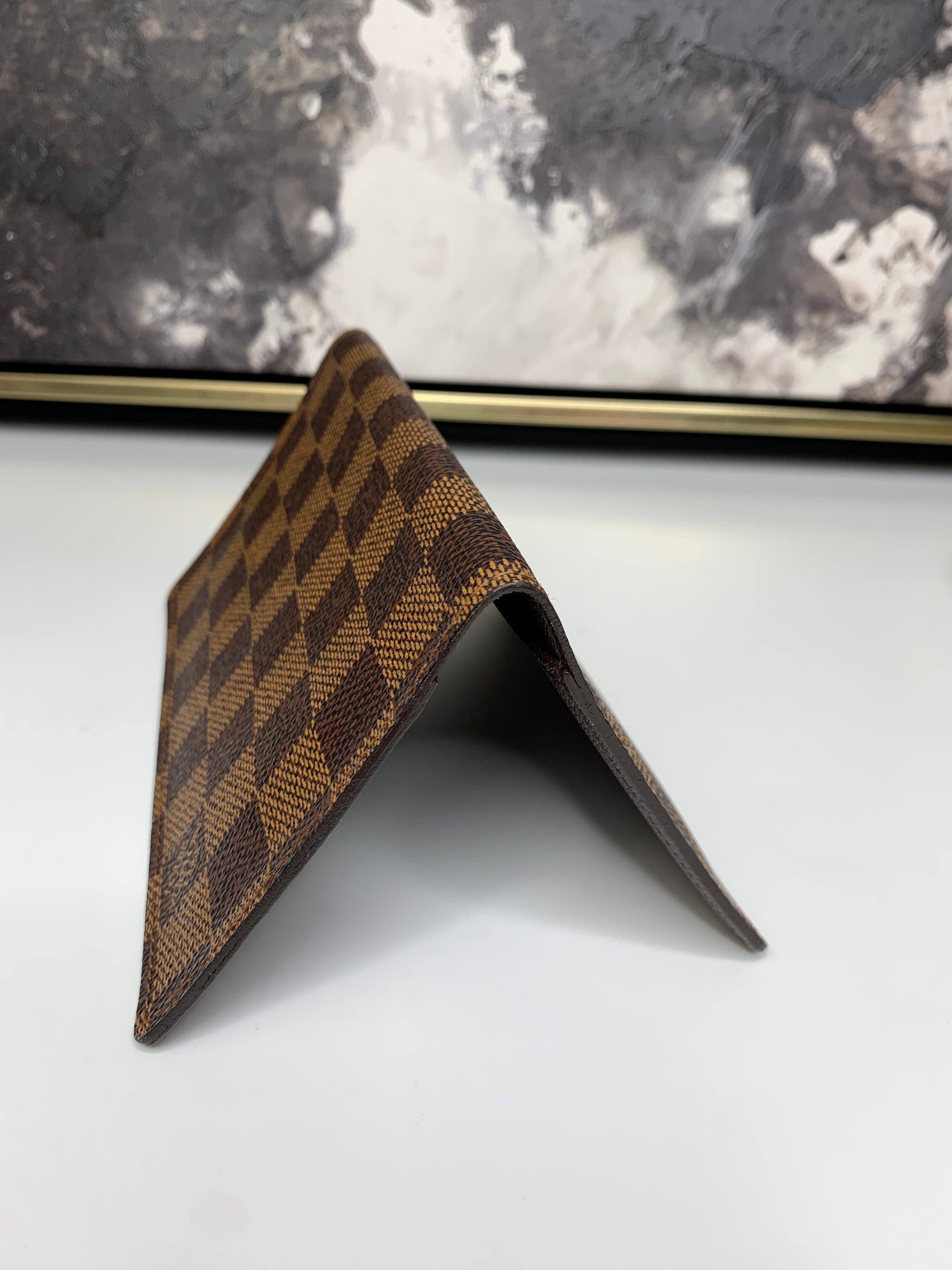 Louis Vuitton Wallet/ Checkbook coveer Damier Ebene