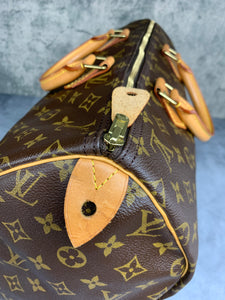 Louis Vuitton Speedy 40 Brown Leather ref.243299 - Joli Closet