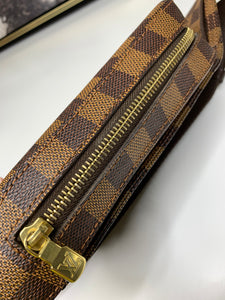 Geronimo cloth crossbody bag Louis Vuitton Brown in Cloth - 35491908