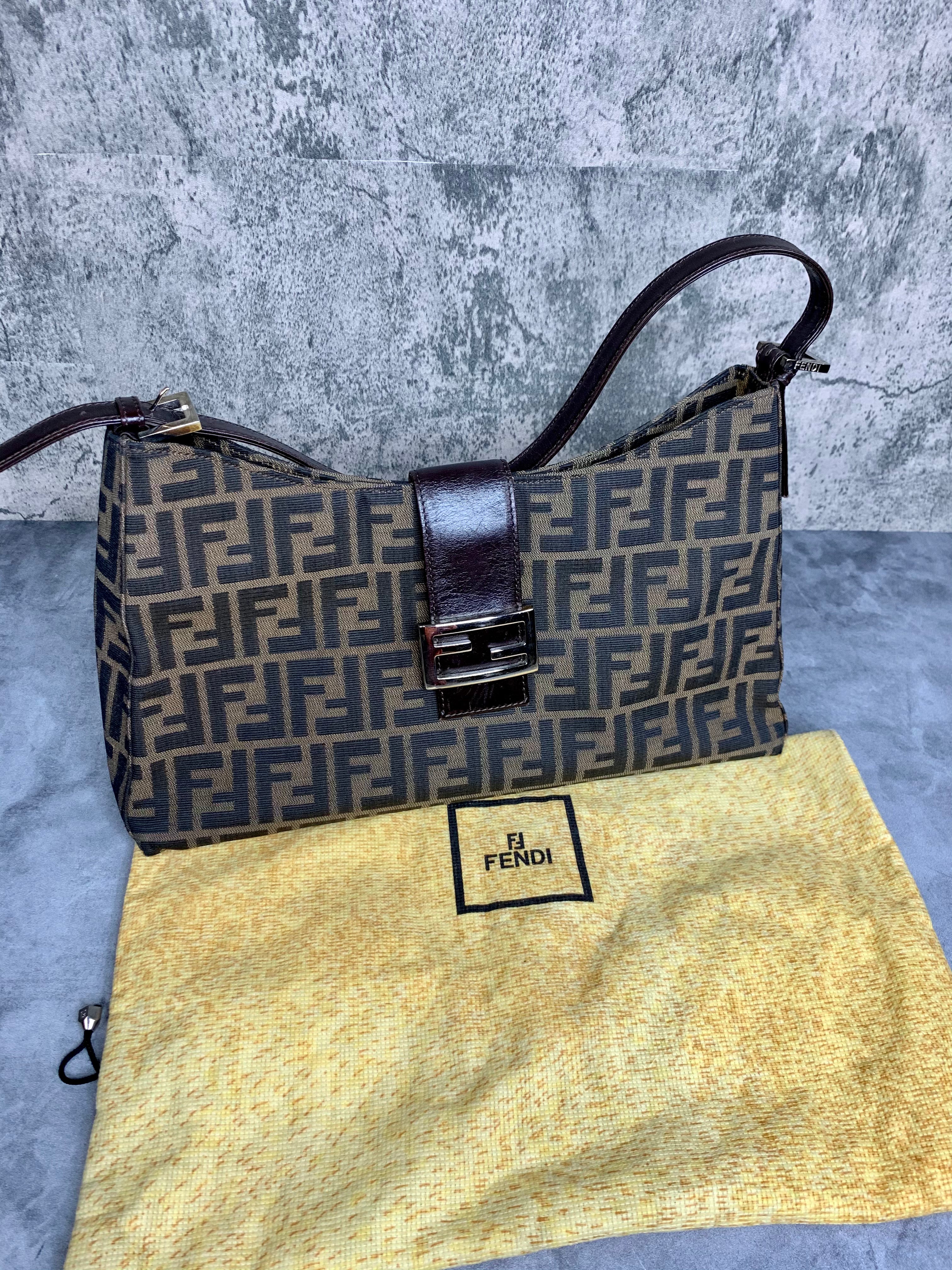 Fendi shoulder bag zucca hot sale