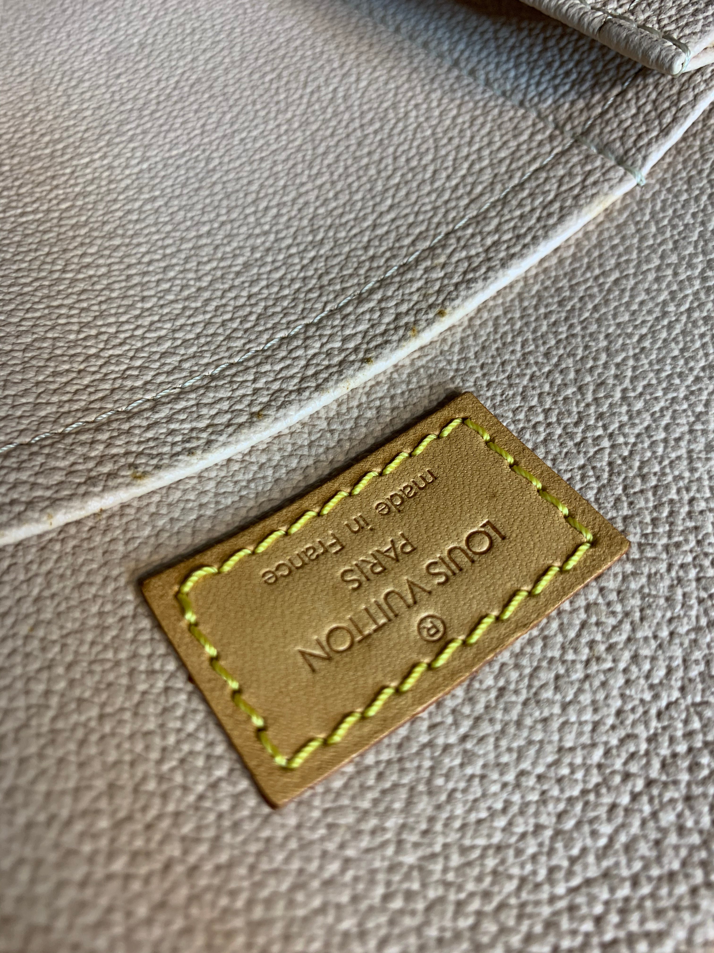 Louis Vuitton LV Sac Plat PM bag Brown Leather ref.354870 - Joli Closet