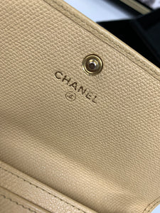 Chanel Beige Short Wallet