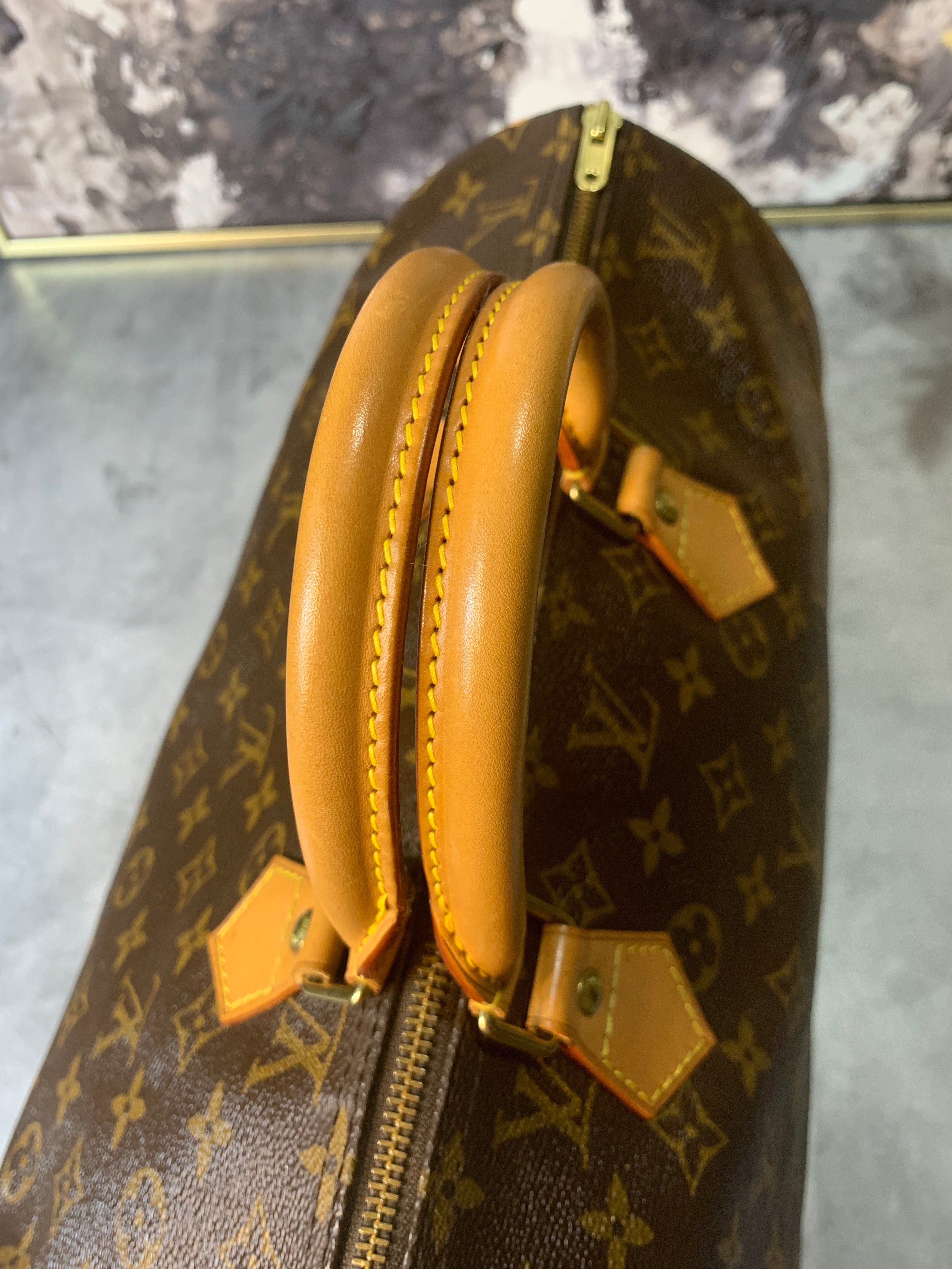Louis Vuitton Speedy 40 Brown Cloth ref.574991 - Joli Closet
