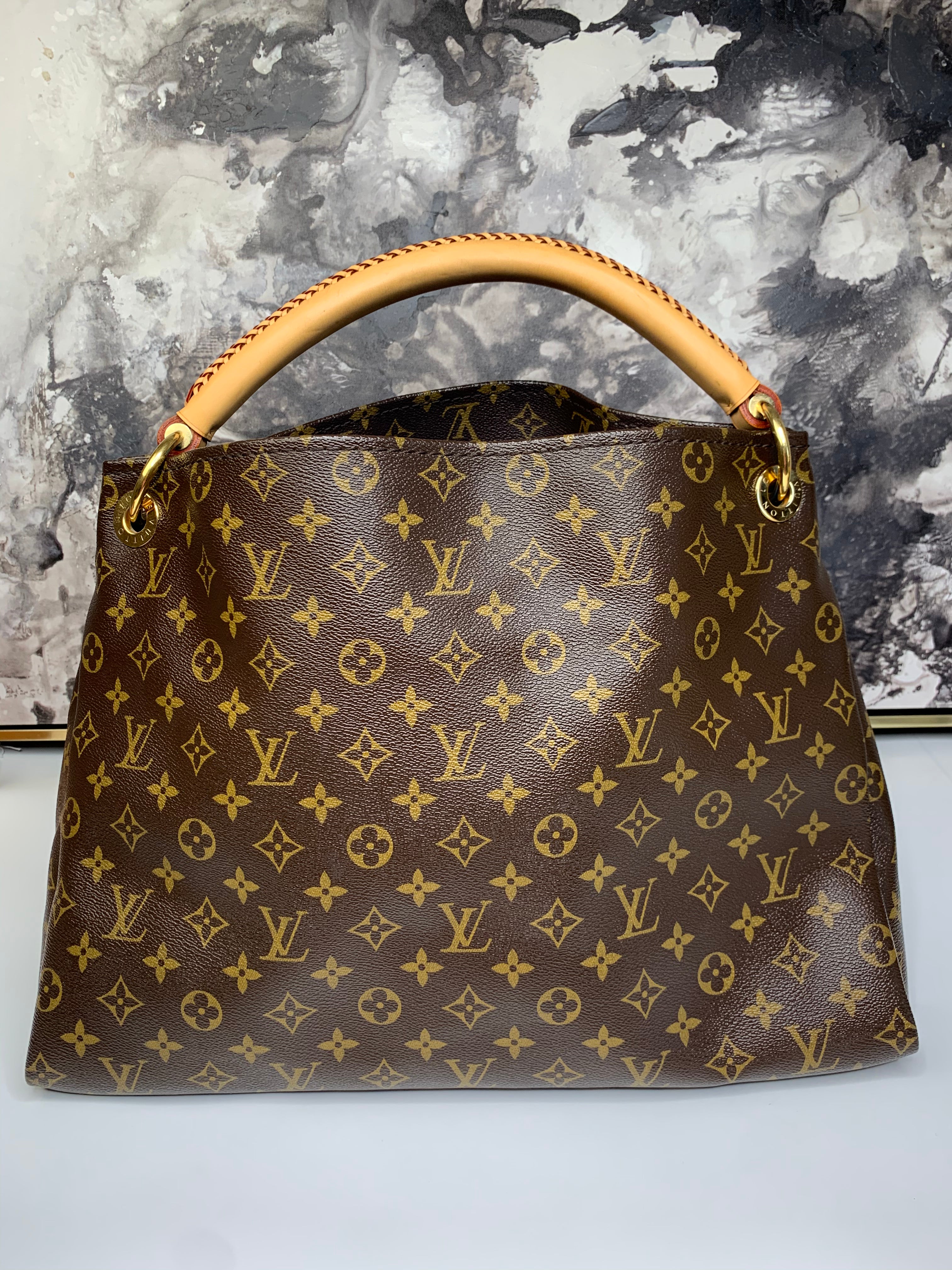 Brown Louis Vuitton Monogram Artsy MM Hobo Bag