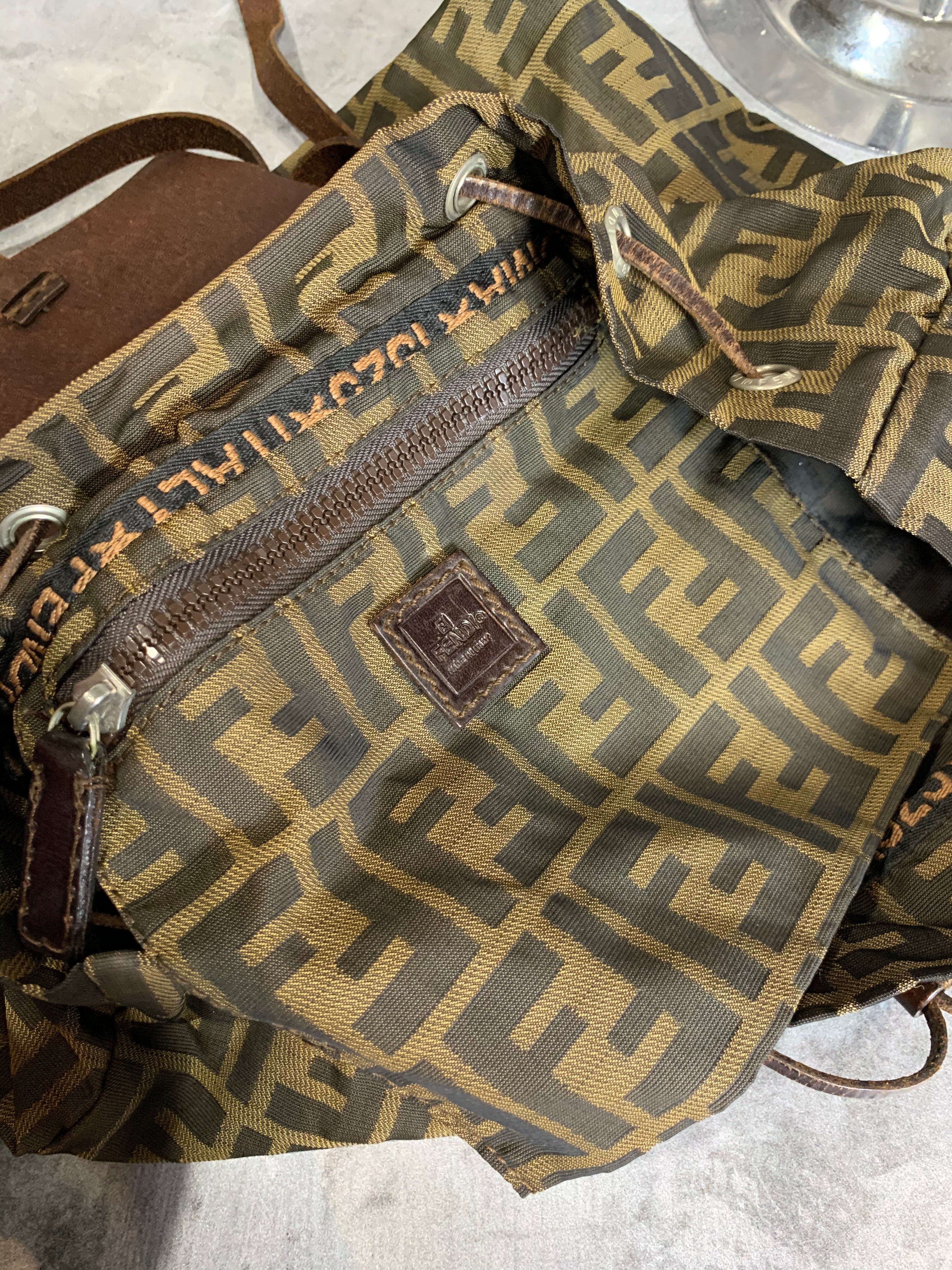 Fendi Zucca Backpack