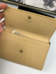 Chanel Beige Short Wallet