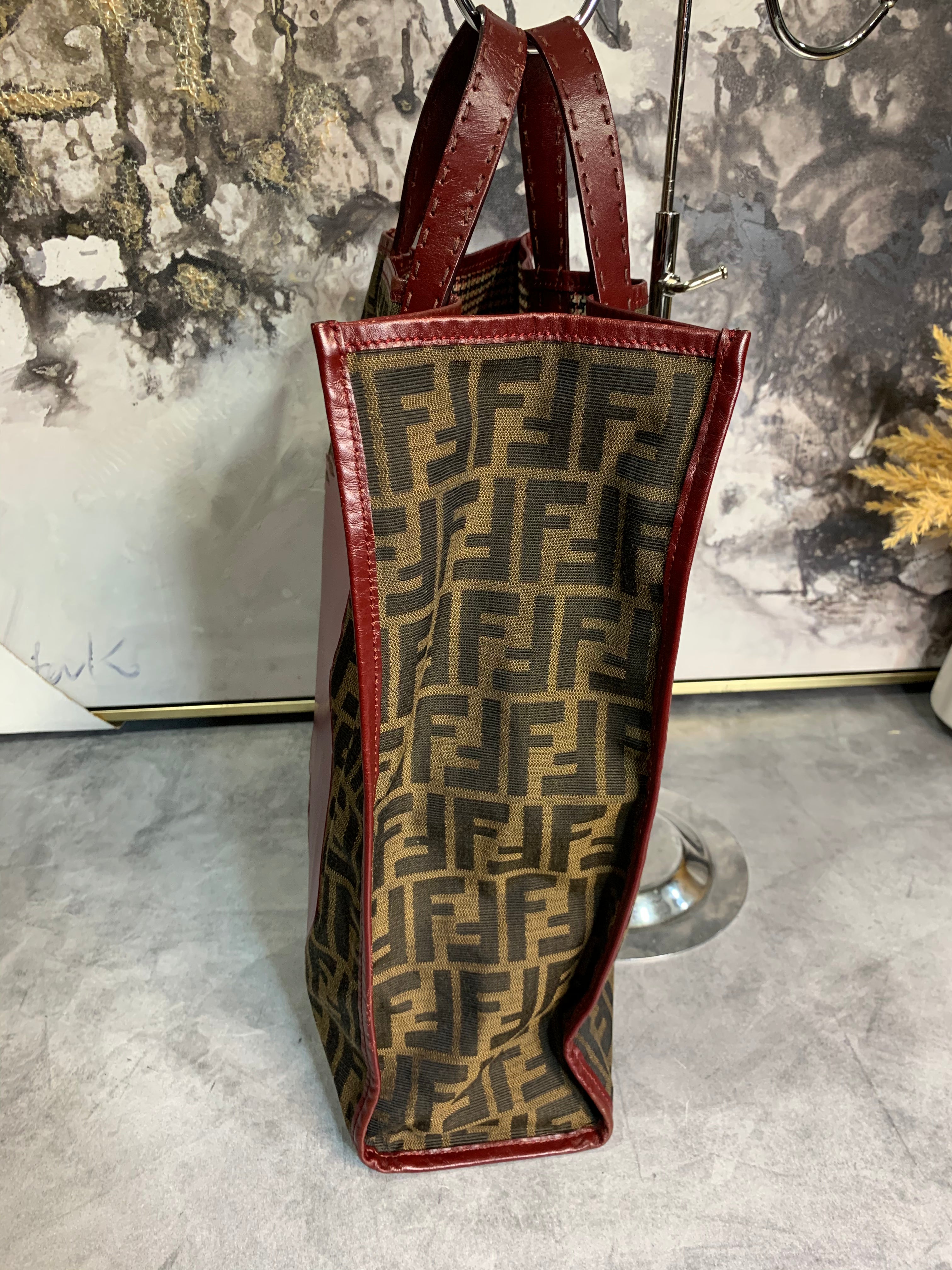 Fendi monogram hot sale tote bag