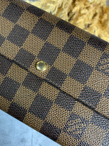 Louis Vuitton Sarah Wallet Damier Ebene