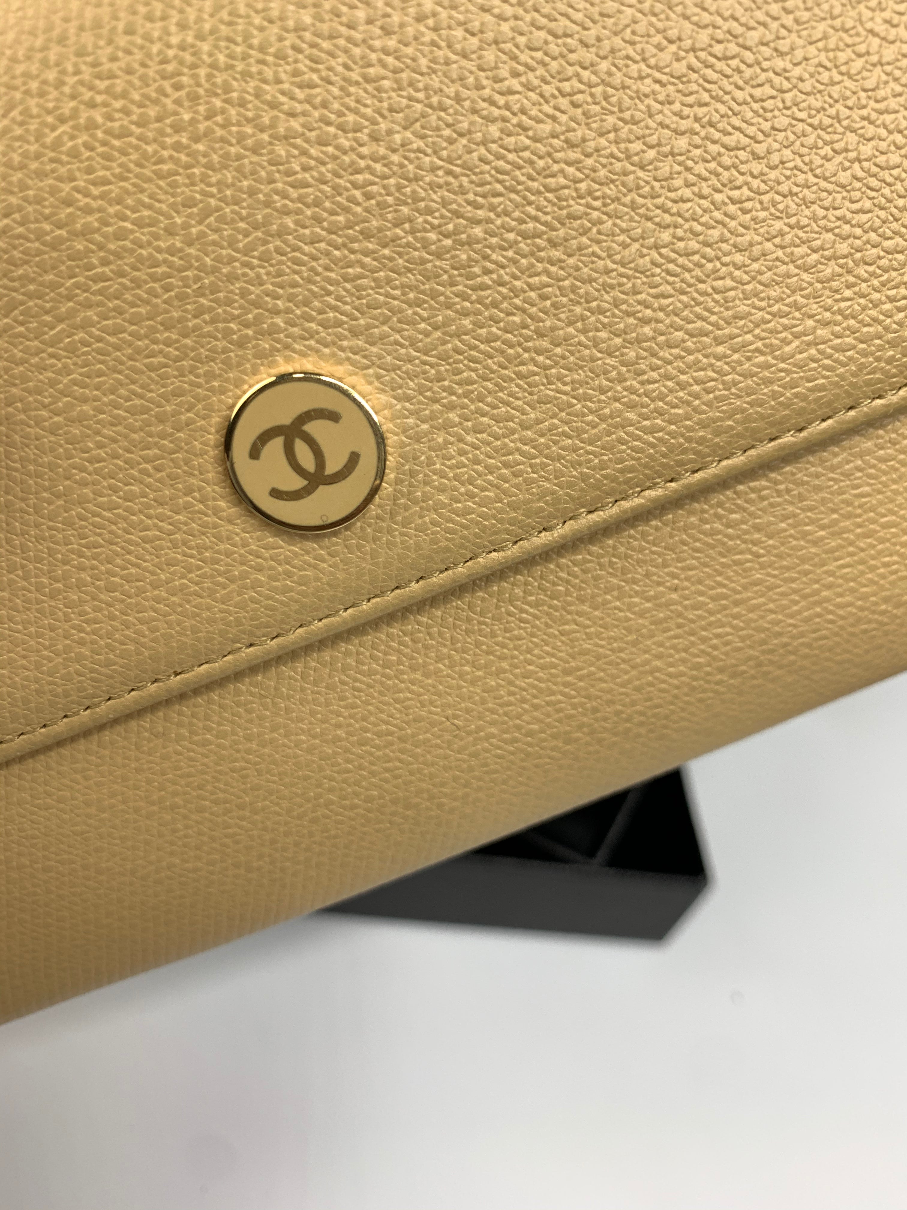 Chanel Beige Short Wallet