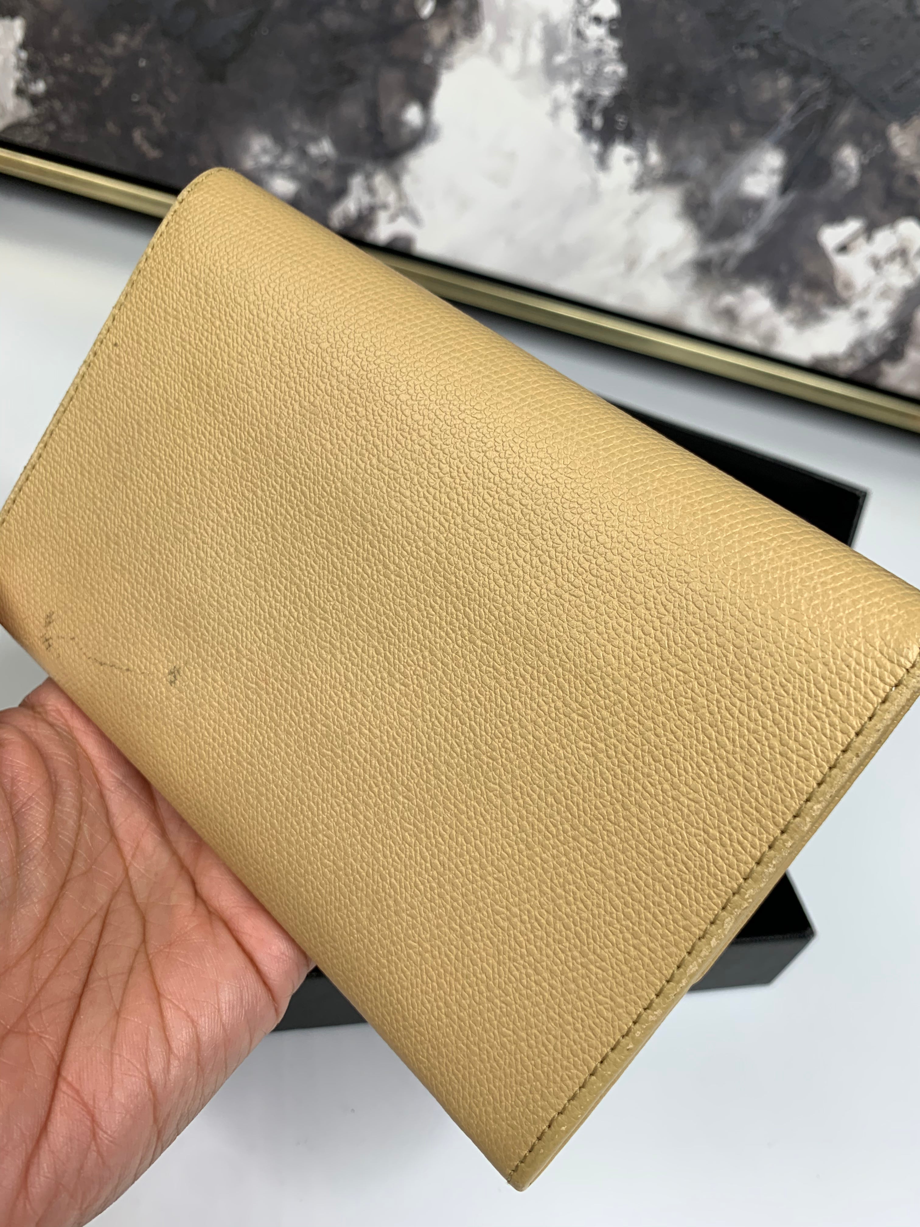 Chanel Beige Short Wallet