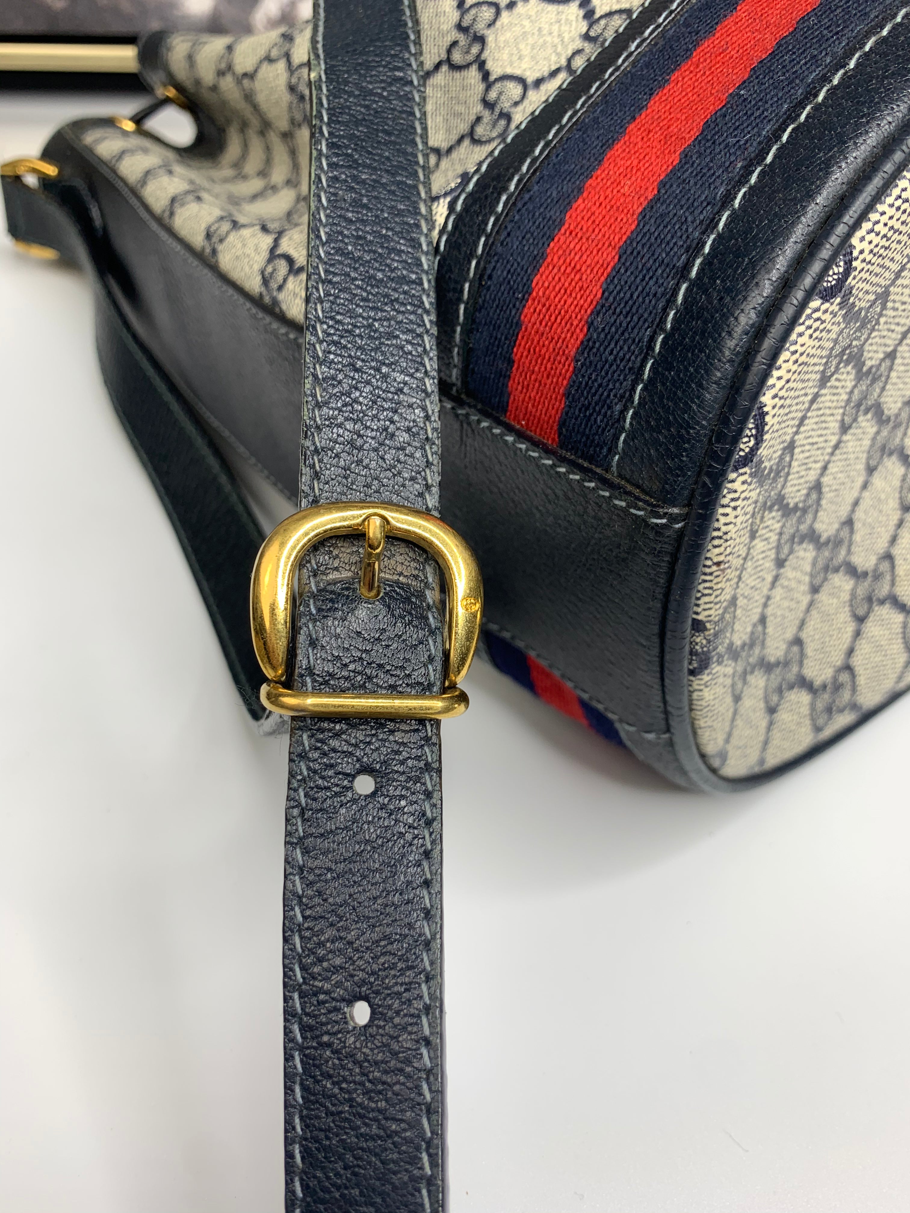 Gucci Shoulder Bag Navy Blue Gucci 