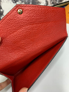 Louis Vuitton Bifold Pallas Wallet Red - THE PURSE AFFAIR