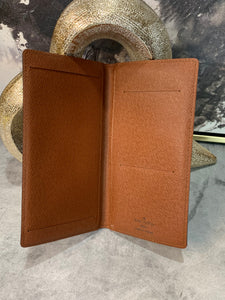 LOUIS VUITTON Monogram Checkbook Holder Wallet Cover 83557