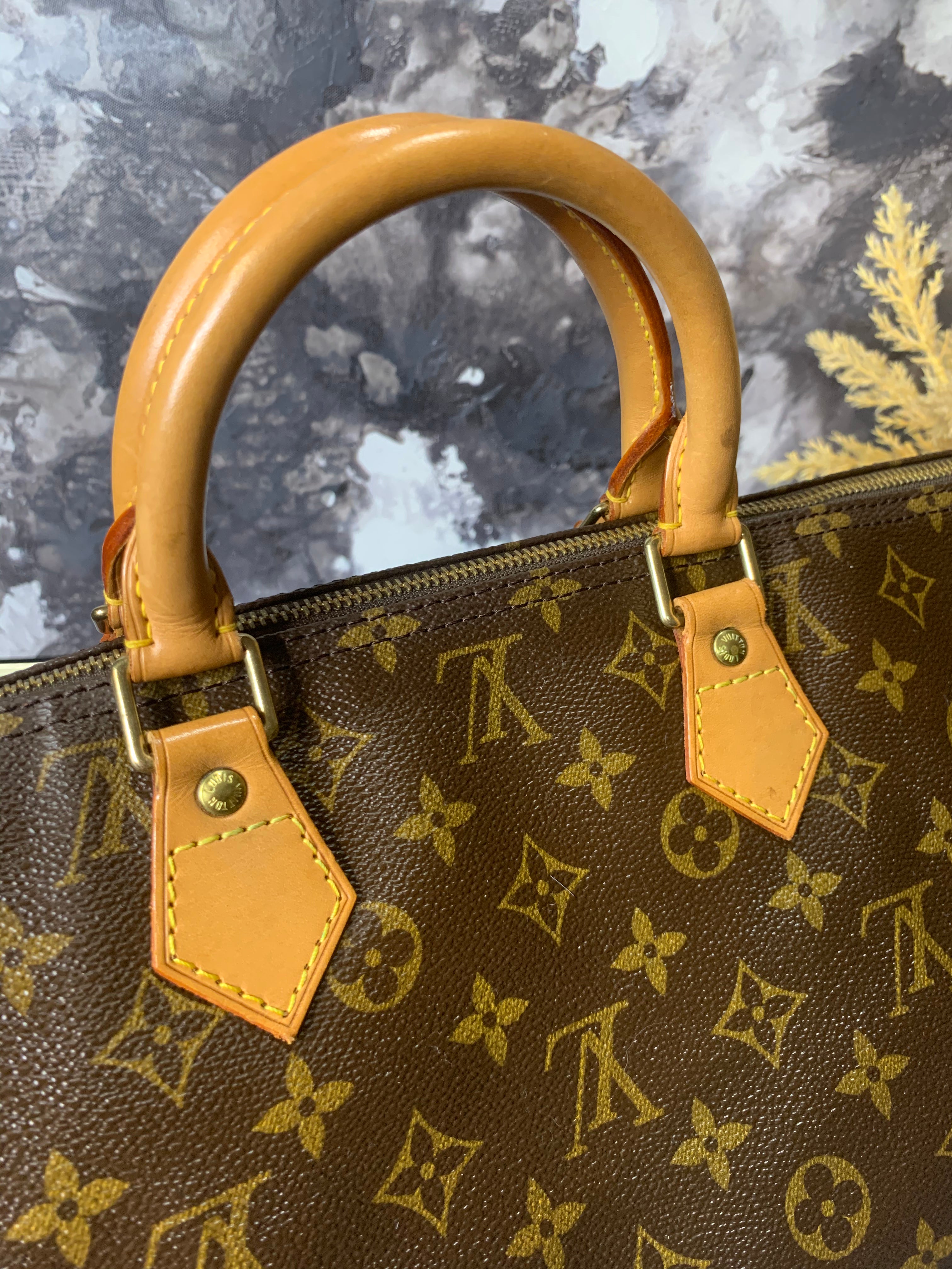Louis Vuitton Monogram Speedy 40 Hand Bag M41522 LV Auth hs1039 Cloth  ref.580832 - Joli Closet
