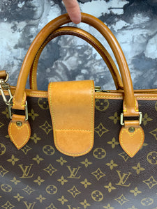 LOUIS VUITTON Rivoli Briefcase Hand Bag Monogram Leather Brown M53380  69GA358